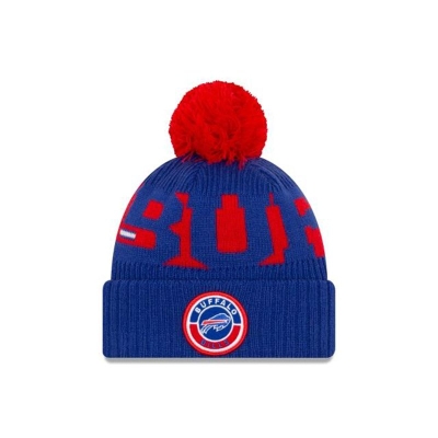 Sapca New Era Buffalo Bills NFL Cold Weather Sport Knit Beanie - Albastri